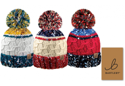 Bartleby Sherpa Lined Unisex Honsiter Bobble Hat
